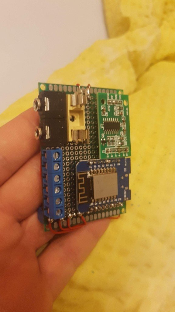 Erster Handprototyp mit Wemos D1 Mini, HX711 und Sensorsteckern